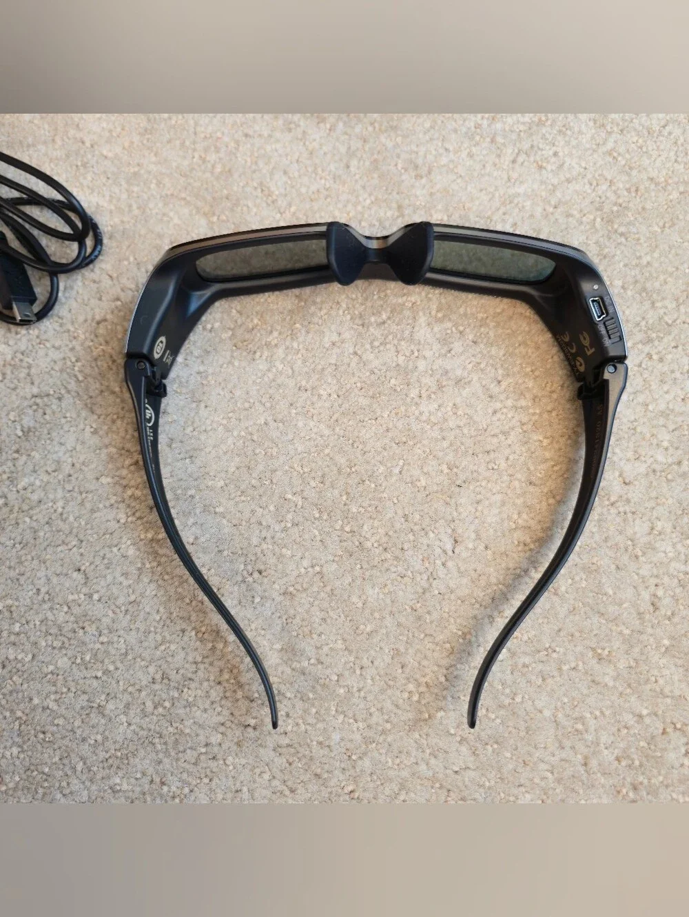 Panasonic 3D Full HD Glasses TY-EW3D2M Active Rechargeable /w Case